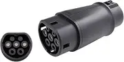Connector Electric Vehicle Charger Socket EV Charger Adaptor 16A/32A 3.5KW 7.2KW SAE J1772 Socket Type 1 to Type 2 Converter for Type 2 Eletric Vehicles Charging