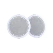 2 x 6" In Ceiling Wall Speakers Home 80W