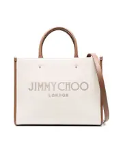 Jimmy Choo Avenue Canvas Tote