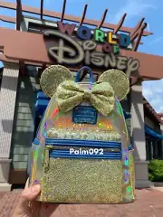 Walt Disney World 50th Anniversary EARidescent Shimmer Loungefly Mini Backpack