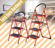 Step Ladder folding Multi Purpose 2 3 4 step Handle Wide Tread Rubber Grip