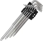 Vessel Torx 8509TXH Anti-fiddling Wrench, L-Shaped Wrench, Set of 9