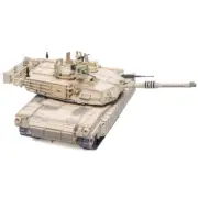 1:72 US Army M1A2 Tusk I Tank Model Diecast Military Vehicle Toy for Boys Gifts