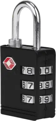 TSA Luggage Lock, Black