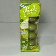 GLADE Scented Oil Candle “Sparkle Of Spring” 4 Oil Candle Refills Limited Ed.