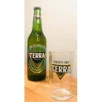 在飛比找蝦皮購物優惠-韓國TERRA啤酒杯 韓國烤肉店酒杯 玻璃杯 TERRA杯 