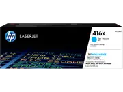 HP 416X High Yield Cyan Original LaserJet Toner Cartridge (~6,000 pages)