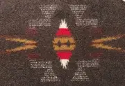 Pendleton Wool Fabric, 2 Pieces, Native American Design, Blanket-Weight