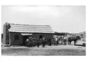 Manuel Garcia Adobe At Little Rock Creek Antelope Valley 1885 Cal - Old Photo