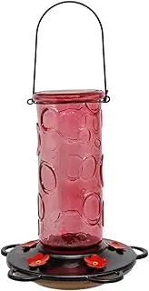 Outdoor Hummingbird Feeder, Bird Water Station, Hummingbird Drinker with Ant Moat, Easy-Fill Mountable Design for Tree, Window, Garden, Patio, and Yard