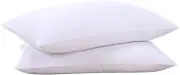 ® Goose Feathers and down White Pillows with 100% Cotton Cover, Bed Sleeping Hot