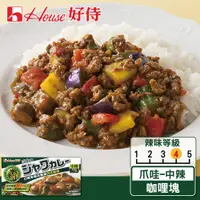 在飛比找蝦皮商城優惠-【日本House 好侍】爪哇咖哩塊(中辣/辣味) 185g/