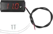 LED Digital Display Universal Voltage Testing Meter Multi Function High Performance 错误 Tool for Car Motorcycle Electric Vehicle Color Black (Red)