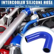 28mm 1.10" 135 Degree Auto Elbow Coupler Silicone Hose Intercooler Tube Blue