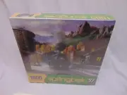 2020 Springbok Mountain Express Kevin Daniel 1000 pc puzzle #33-10713 sealed NIB
