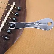 Acoustic Guitar Bridge Pins Puller Peg Remover Multifunction Guitar Peg Puller Bridge Pin Remover Extractor Removal Metal Handy Tool Kit Accessories, Silver
