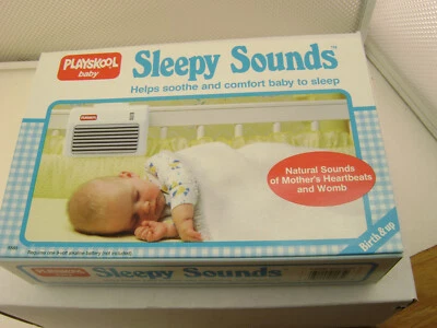 1987 PLAYSKOOL SLEEPY SOUNDS HELPS SOOTHE & COMFORT BABY TO SLEEP NEW IN BOX