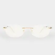 SLINKY | BRIGHT GOLD CLEAR TINT FLASH MIRROR