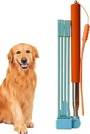 Dog Waste Scooper | Long Handle Telescopic Scooper | Durable Waste Disposal Cleaning Tool for Gravel, Dirt | Pet Supplies