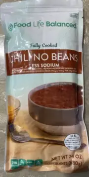5 - LARGE 24 OZ, Meals Ready-To-Eat CHILI (NO BEANS) Food Life Balanced