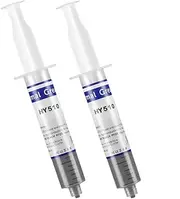 MoneyQiu HY510-50g (25g*2) Thermal Conductivity: >1.93W/m-k CPU Thermal heatsink Paste Silicone Grease Compound Non-Conductive for pc CPU gpu PS4 50 Gram