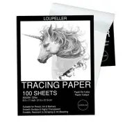 Vellum Tracing Paper for Drawing 8.5”x11-100 Sheets of Tracing Paper Pad, 50g...