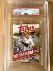 2011 Topps Baseball Update Series FOIL Pack PSA 10 Trout DIAMOND ANNIV ROOKIE?