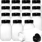 16 Pack 17 OZ Plastic Spice Containers Large Seasoning Jars with Shaker Lids ...
