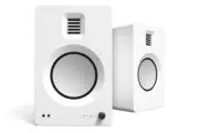 Kanto TUK 260W Powered Bookshelf Bluetooth Speakers - Pair, Matte White