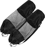 TOYANDONA Yoga Mat Storage Bag Oxford Cloth Drawstring Tote for Yoga Mats 2 Pcs Dry Mesh Organizer Travel Daily Use