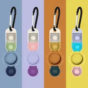 For Apple Airtag Silicone Case Cover Anti Lost With Decompression Bubble Chain