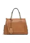 NEW RADLEY LONDON BROWN LEATHER ZIP TOP HAND BAG $298