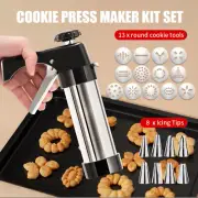 Cookie Press Machine Biscuit Maker Cake Making Decorating Gun Kitchen Tools Set