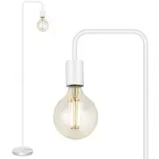 Floor Lamp Industrial Floor Lamp, 63In Standing Lamp, E26 Socket, On/Off White