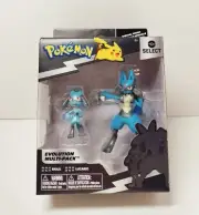 2022 Pokemon Select Evolution Multi-Pack Riolu & Lucario Action Figure Set NEW