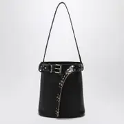 [Prada] Bucket Bag Buckle black with studded belt One size Black