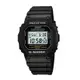 【CASIO 卡西歐】G-SHOCK 黑色運動電子錶 DW-5600E-1VDF