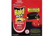 Raid Max Cockroach Baits Traps, 6 Count