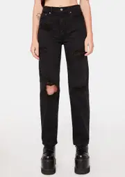 Curfew Sundaze High Rise Dad Jeans
