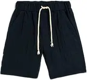 [Koton] Boys's Pockets Elastic Waistband Cotton Muslin Fabric Shorts