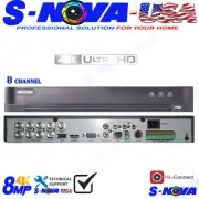 HIKVISION 8MP Turbo DVR 4K DS-7208HUHI-M1/S 8 Channel 8CH HD-TVI + 8CH IP H.265+