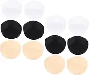 [SAFIGLE] 6 Pairs Semicircular Bra Pad Inserts for Breastfeeding Soft Breathable Nursing Bra Pads