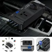 Car Power Inverter 12V to 220V Converter 200W With 4USB Phone Charger Socket
