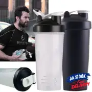 Plastic Protein Powder Sport Mixer blender Shaker Portable Bottle Drink Gym