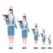 Resin 1/18 1/24 1/43 1/64 1/87 Painted Reading Girl Figure Model Miniature Toys