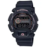 在飛比找博客來優惠-【CASIO】G-SHOCK 經典復刻造型休閒錶-黑X玫瑰金