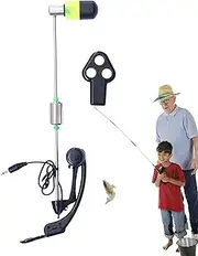 Xasbseulk Carp Bite Indicator - Adjustable Fishing Accessories | Fish Bait Alarm Bite Bait Alarm ABS Headlight for Professional Anglersfishing Enthusiasts
