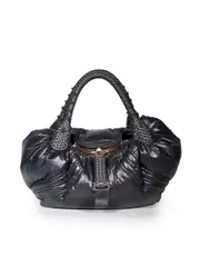 Fendi x Moncler Black Puffer Spy Bag