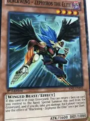 Yugioh Blackwing - Zephyros the Elite BP01-EN215 1st Edition Starfoil Rare NM