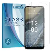 [2 Pack] Nokia G11 Plus Tempered Glass Crystal Clear Premium 9H HD Screen Protector by MEZON – Case Friendly, Shock Absorption (Nokia G11 Plus, 9H) – FREE EXPRESS